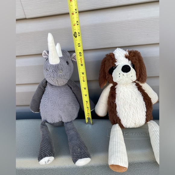 2 Scentsy Buddy. Patch the dog & Ruby Rhino Plush Animals - Picture 3 of 10